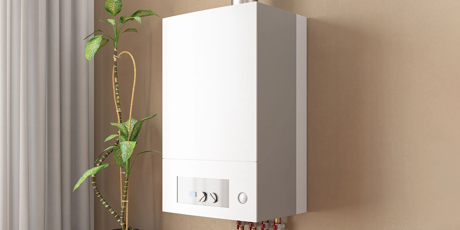 Gas boiler installation